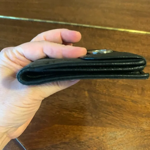 XXSOLDXX BVLGARI Denim and Leather Monogram Wallet EUC - Picture 3 of 10